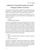 Análisis de la Propuesta Económica de Jaime Rodríguez Calderón “El Bronco”