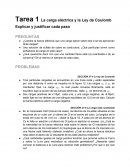 La carga eléctrica y la Ley de Coulomb