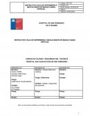 INSTRUCTIVO HOJA DE ENFERMERÍA E INDICACIONES ESTANDAR CAMAS CRÍTICAS