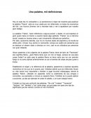 Una palabra, mil definiciones