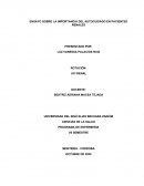 ENSAYO SOBRE LA IMPORTANCIA DEL AUTOCUIDADO EN PACIENTES RENALES