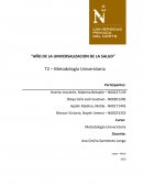 Elaboración de matriz de estructura temática y base de datos