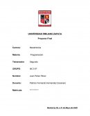 Trabajo final de programación