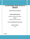 Reporte de la película Patch Adams