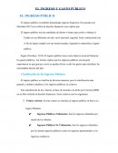 INGRESO Y GASTO PUBLICO
