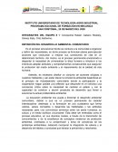 DEFINICIÓN DEL DESARROLLO AMBIENTAL COMUNITARIO