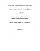 Caracteristicas del administrador