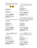 Probabilidad, ejercicios