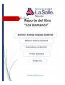 Ensayo del libro Los romanos