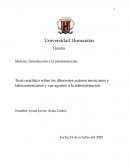 AUTORES MEXICANOS Y LATINOAMERICANOS Y SUS APORTACIONES A LA ADMINISTRACION