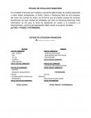 Estructura de los Estados de Situación Financiera y del Estado de Resultados