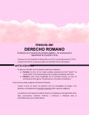 Historia del Derecho Romano