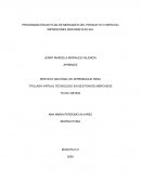 PROGRAMACIÓN DE PLAN DE MERCADEO DEL PRODUCTO O SERVICIO IMPRESIONES SERIGRAFICAS SAJ