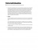 Condicional Visión Individualista