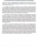 La reconstrucción de la economía nacional y los sonorenses