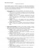 Dirección de los Negocios “Clasificación de empresas”