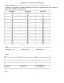 DIAGNÓSTICO ESTILOS DE APRENDIZAJE