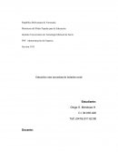 Educación como mecanismo de inclusión social