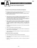 Prueba de cierre para válvulas de árbol-convertido