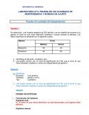 ESTADÍSTICA GENERAL LABORATORIO Nº 9. PRUEBA DE CHI.CUADRADO DE INDEPENDENCIA Y BONDAD DE AJUSTE