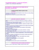 Actividades unidad 2: La escuela infantil