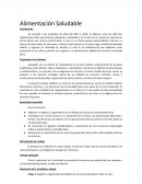 Alimentación saludable. Propuesta a los alumnos