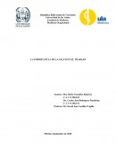 LA IMPORTANCIA DE LA SALUD EN EL TRABAJO
