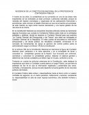 NCIDENCIA DE LA CONSTITUCION NACIONAL EN LA PROFESION DE CONTADURIA PÚBLICA