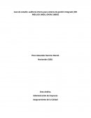 Caso de estudio Aseguramiento Calidad (auditoría)