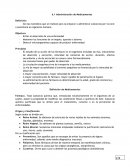 Administración de medicamentos