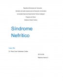 Síndrome Nefrítico