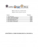 LINGÜÍSTICA COMO NEUROCIENCIA COGNITIVA