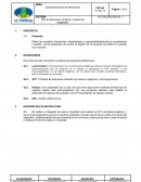 Plan de Monitoreo Limpieza y Valores de Aceptación