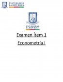 Econometria. El SIMCE