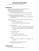 Organizaciones internacionales