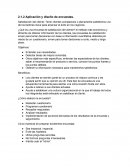 Aplicación y diseño de encuestas