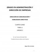 DIRECCIÓN EN COMUNICACIÓN Y HABILIDADES DIRECTIVAS