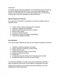 Manual Programa de Inducción. Página 1