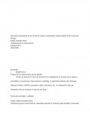 Estructurar una política de prevención de riesgos considerando cuerpos legales de prevención de Riesgos