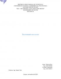Transmision de datos. Página 1