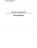 Plan de Capacitación “BO packaging”
