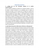 Macroeconomía. ¿Cuáles son los tres principales objetivos de la política macroeconómica?