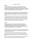 Ingles presentación