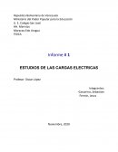 FISICA Informe # 1 ESTUDIOS DE LAS CARGAS ELECTRICAS