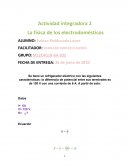 Actividad integradora 2 La física de los electrodomésticos