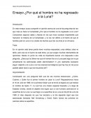 Ensayo ¿Por qué el hombre no ha regresado a la Luna?