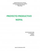 PROYECTO PRODUCTIVO EL NOPAL