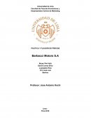 POLÍTICA Y FIJACIÓN DE PRECIOS Barbacci Motors S.A