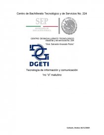 Tecnología de información y comunicación. Página 1