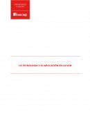 LA TECNOLOGIA Y SU APLICACIÓN EN LA SCM
